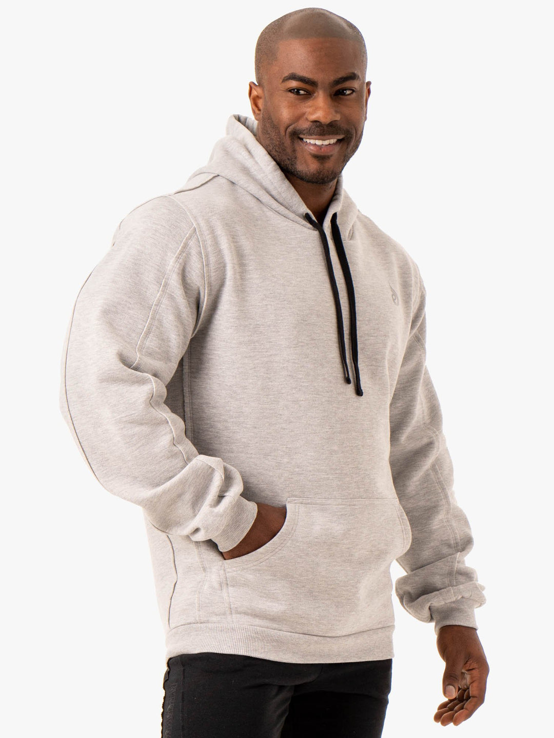 Force Pullover Hoodie - Grey Marl Clothing Ryderwear 