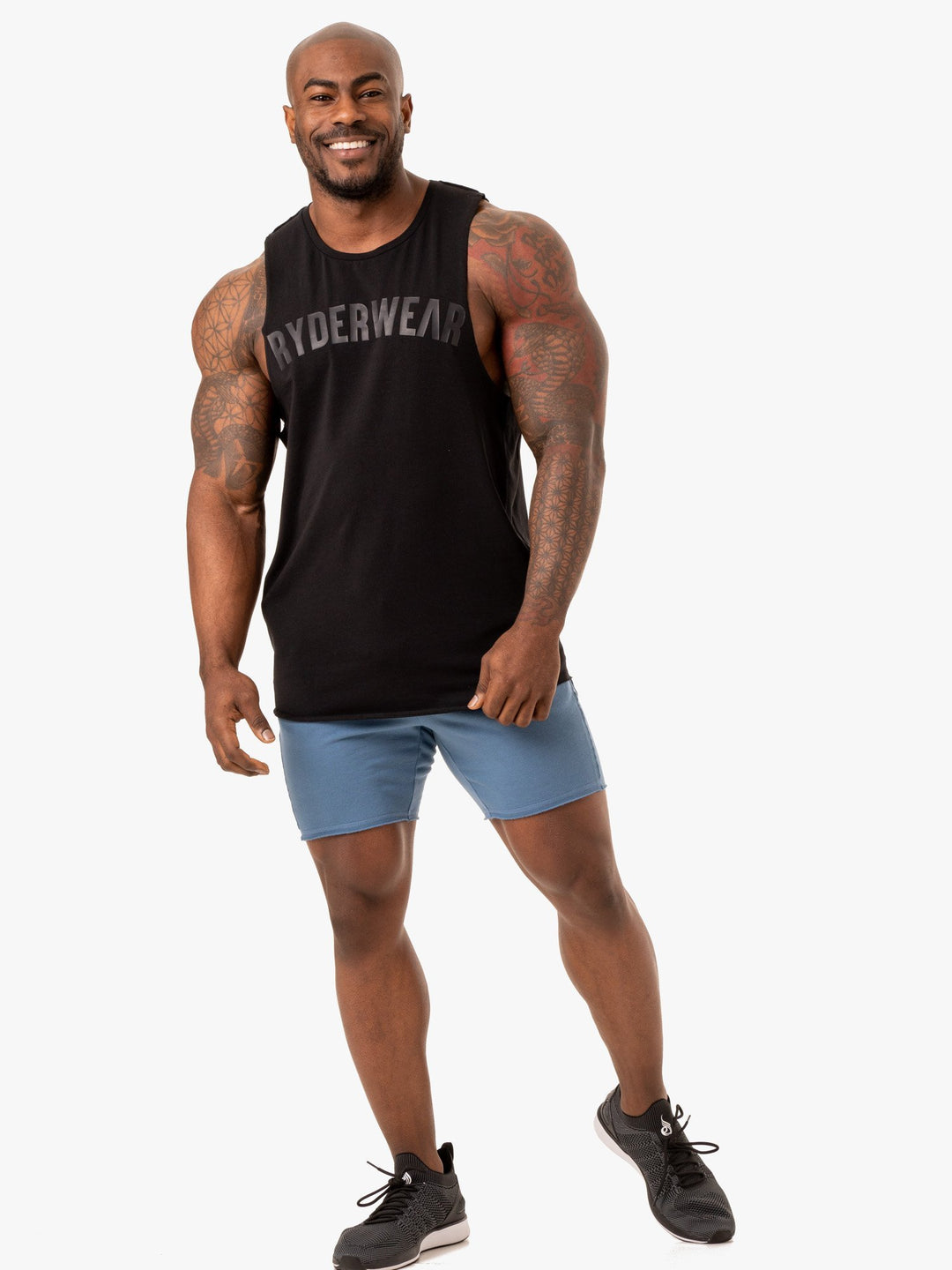 Force Track Short - Blue Clothing Ryderwear 