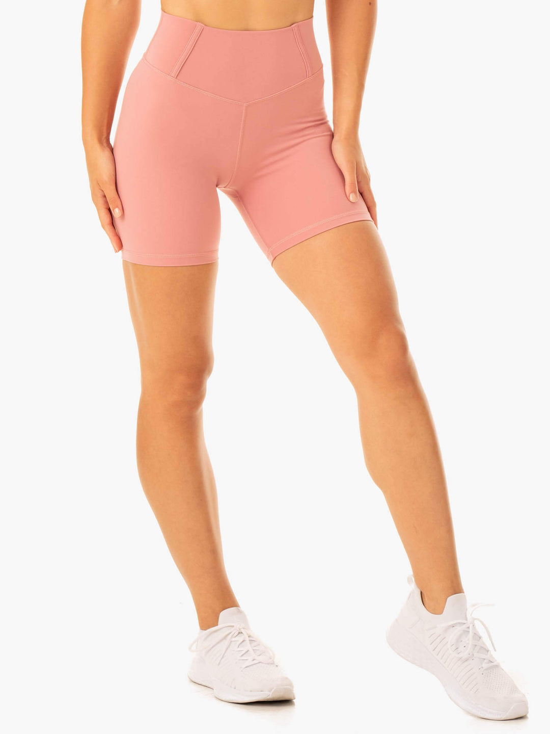 Form Scrunch Bum Shorts - Dusty Pink Clothing Ryderwear 