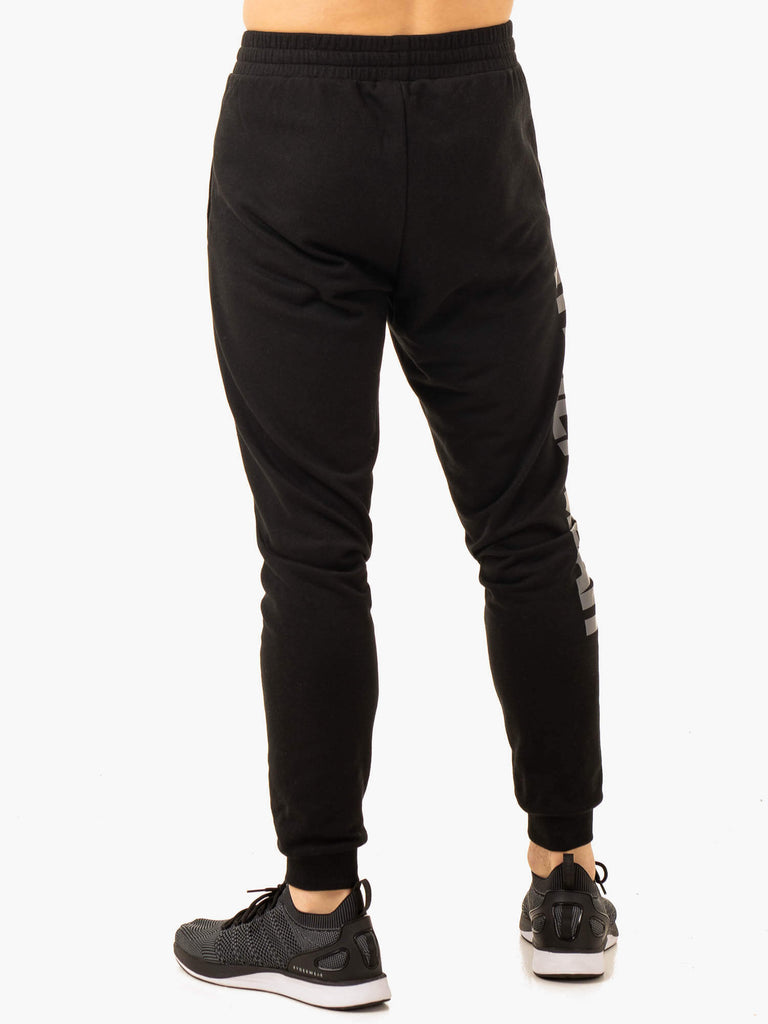 Heritage Fleece Track Pants - Black - Ryderwear