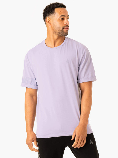 Heritage Oversized T-Shirt Lavender blue