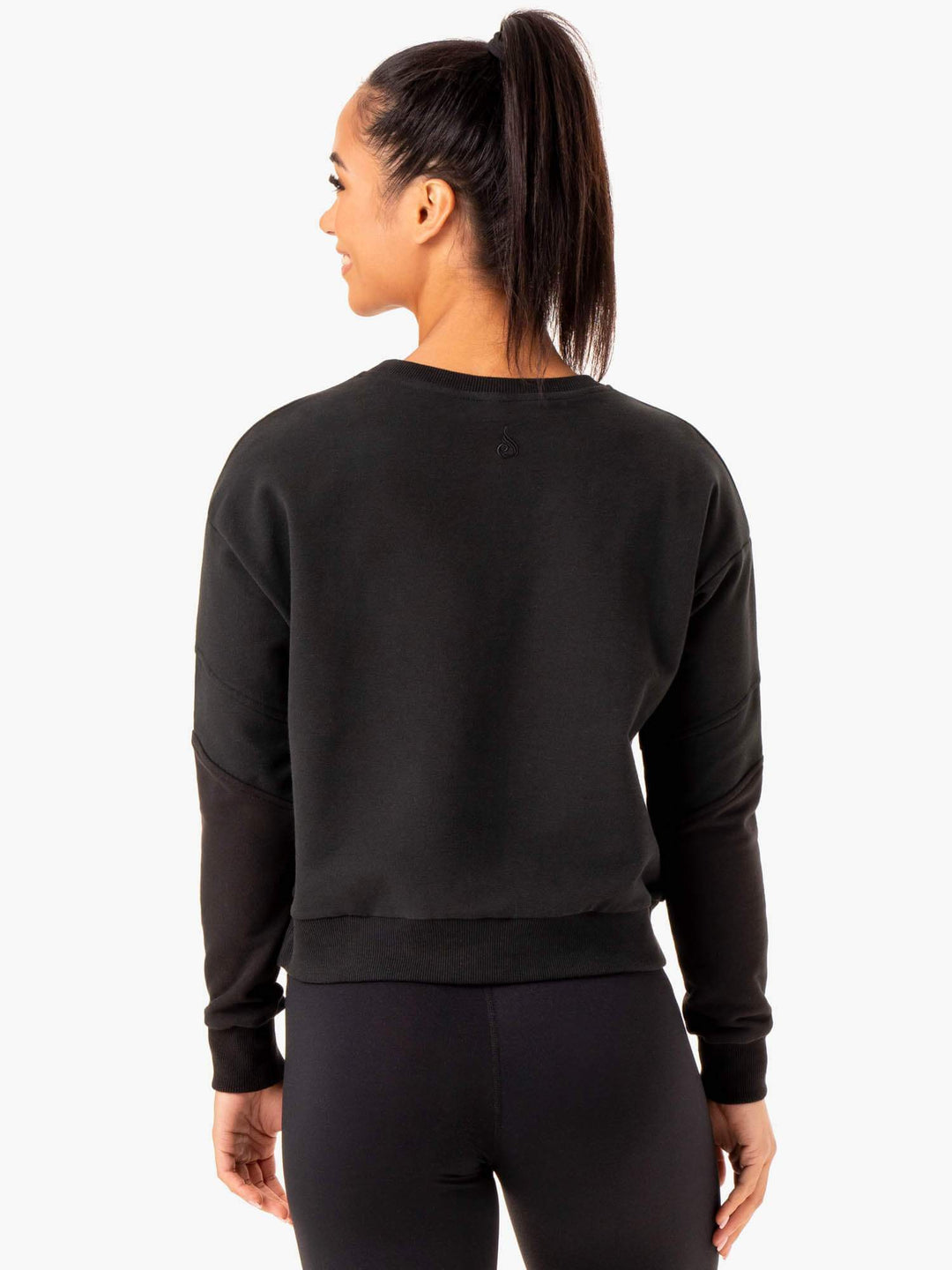 Hybrid Pullover Jumper - Black/Charcoal Clothing Ryderwear 