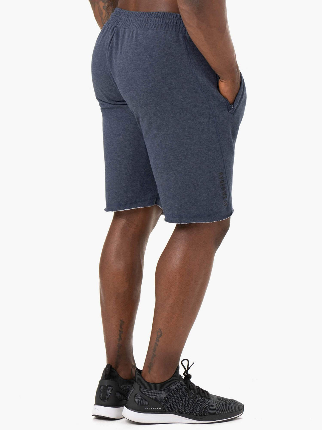Iron Track Shorts - Navy Marl Clothing Ryderwear