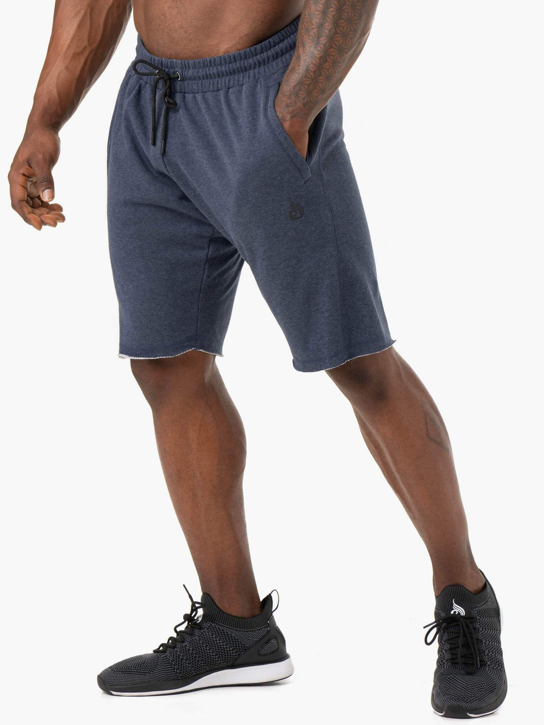 Iron Track Shorts - Navy Marl Clothing Ryderwear 