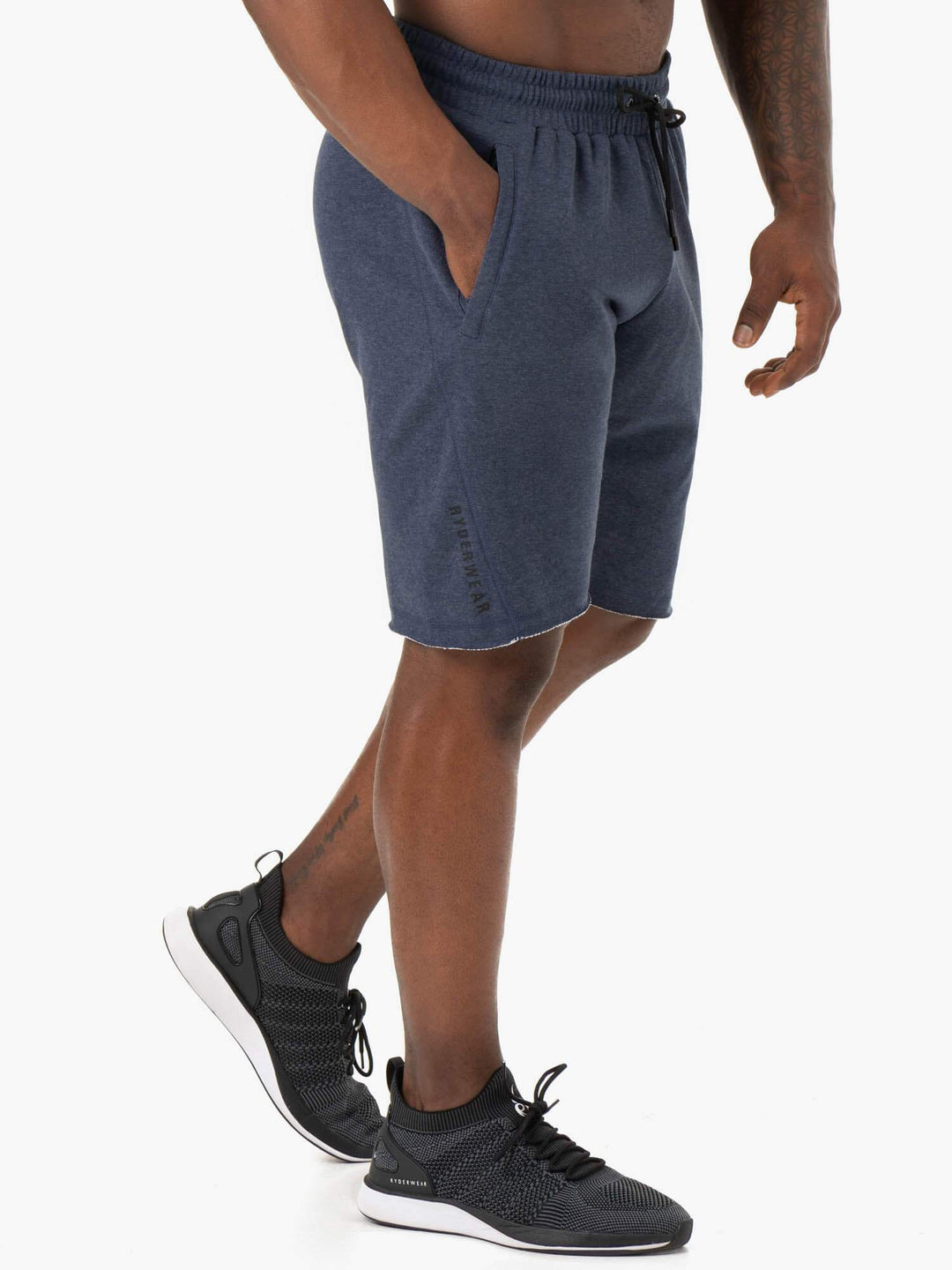 Iron Track Shorts - Navy Marl Clothing Ryderwear 