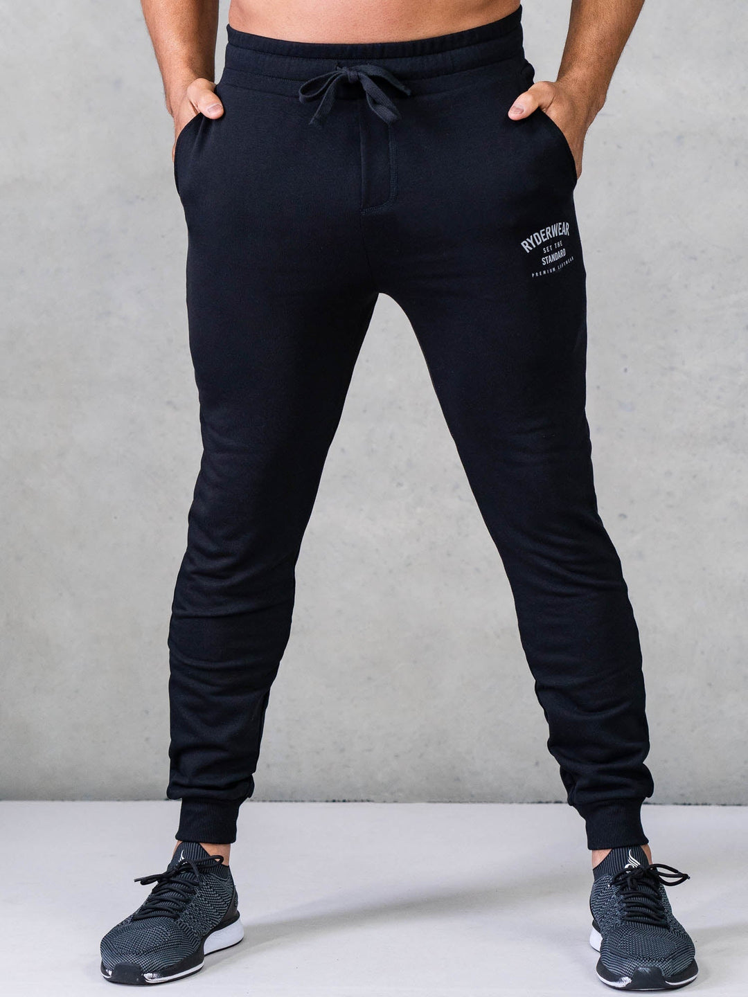 Legacy Track Pants - Black Clothing Ryderwear