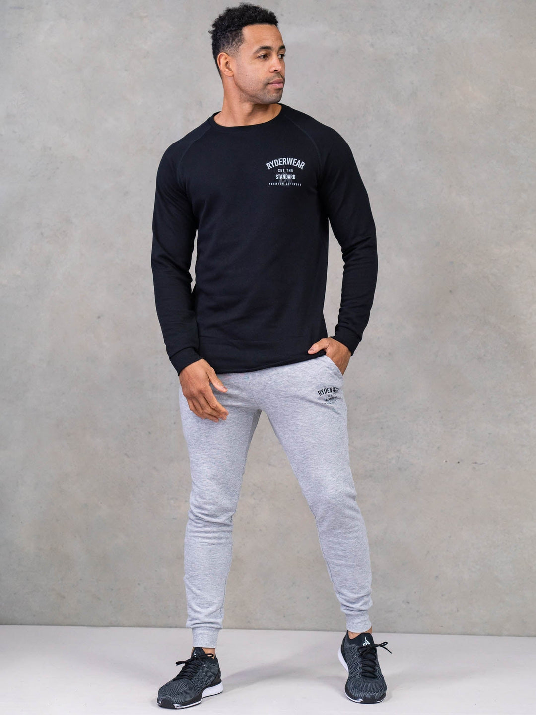 Legacy Track Pants - Grey Marl Clothing Ryderwear 