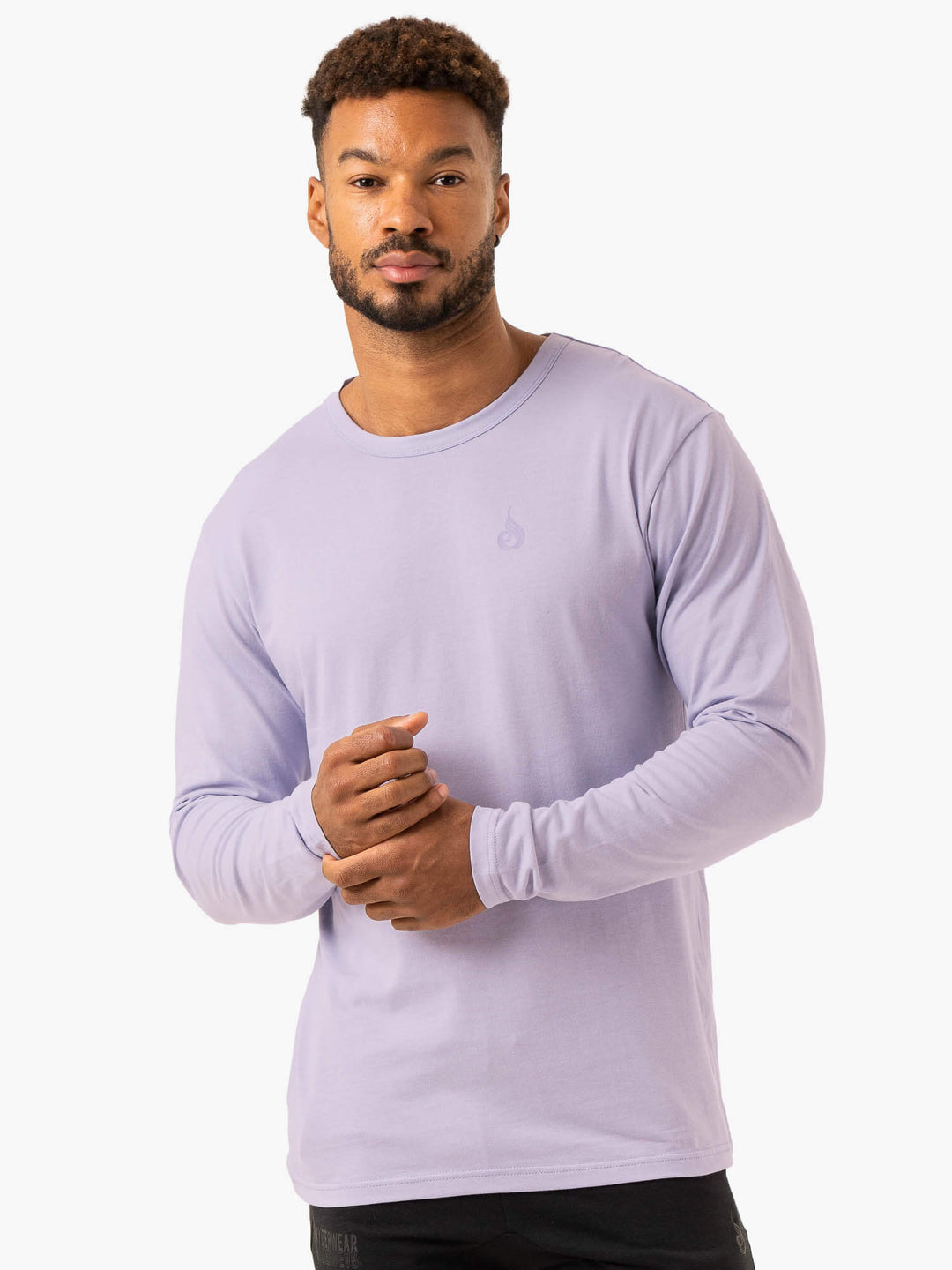 Lift Long Sleeve T-Shirt - Lavender Clothing Ryderwear 