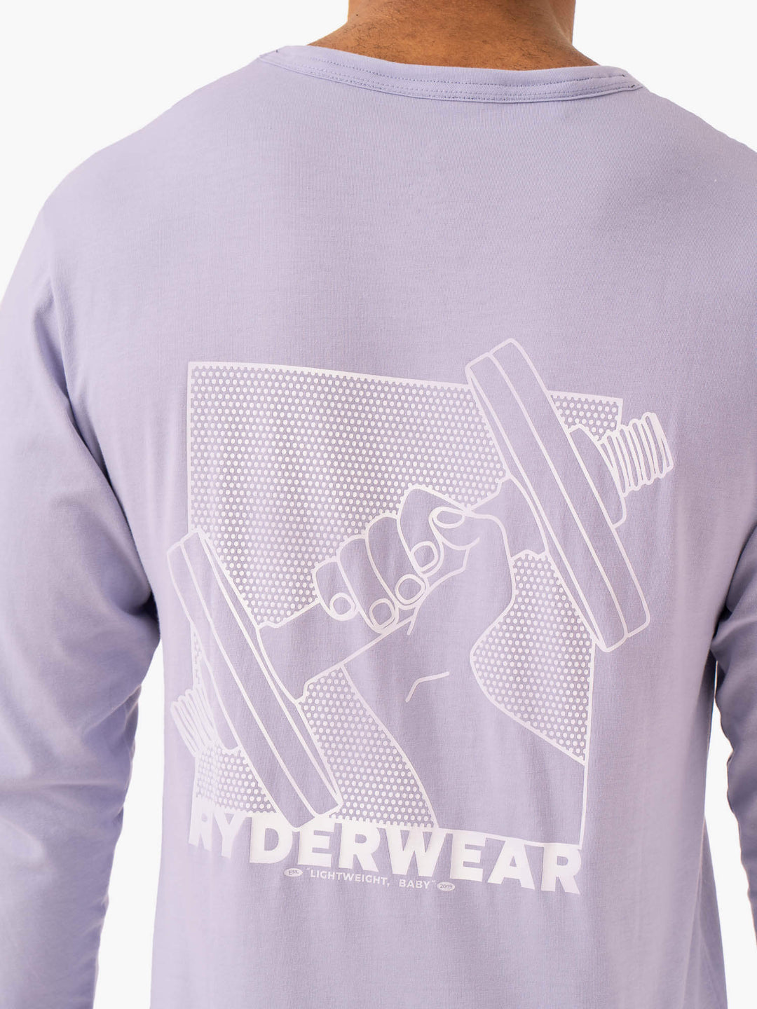 Lift Long Sleeve T-Shirt - Lavender Clothing Ryderwear 