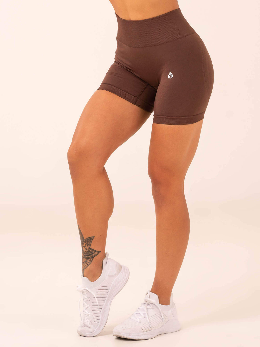 Lift Scrunch Seamless Shorts - Chocolate Clothing Ryderwear 