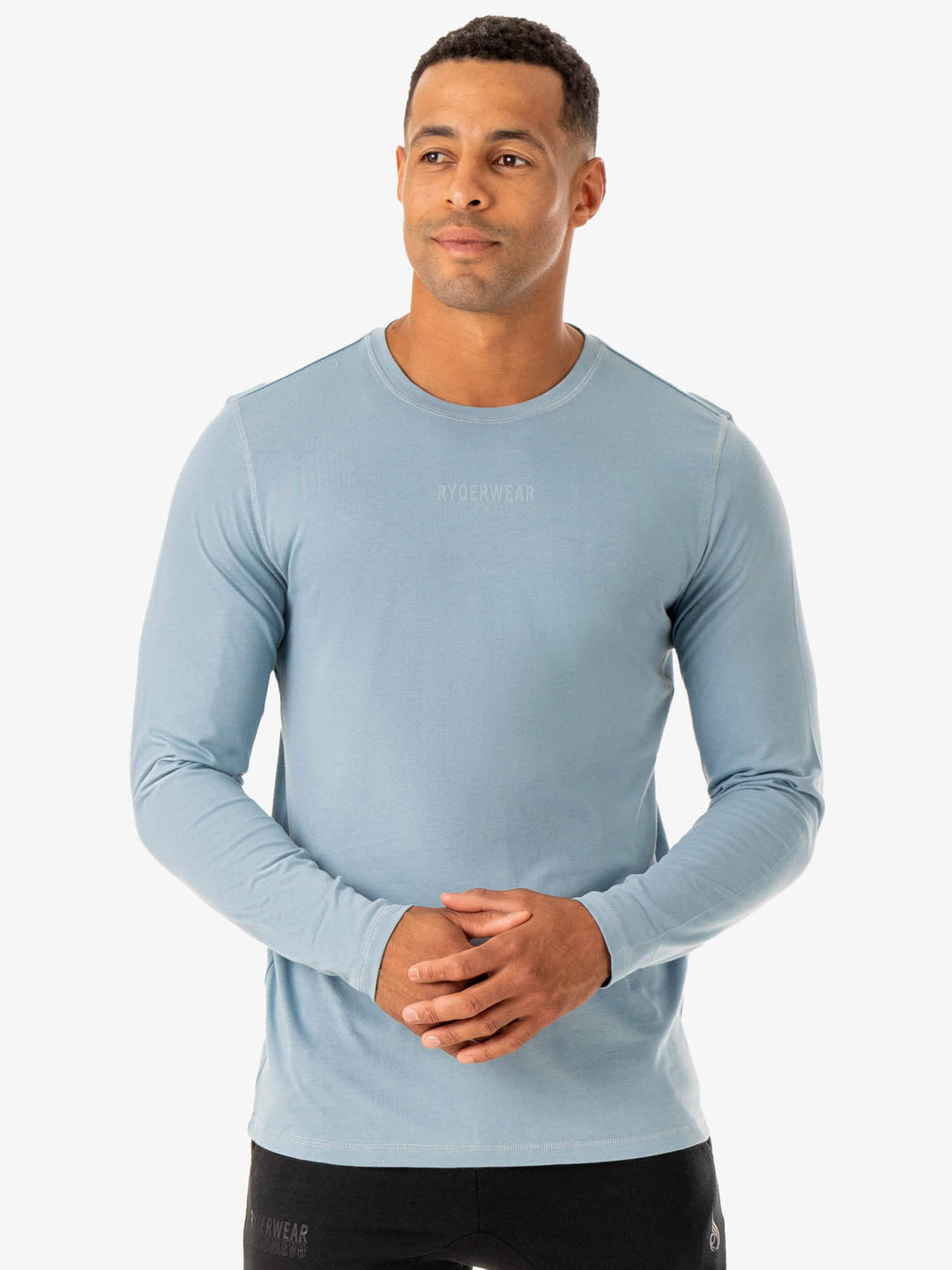 Limitless Long Sleeve T-Shirt - Ice Blue Clothing Ryderwear 