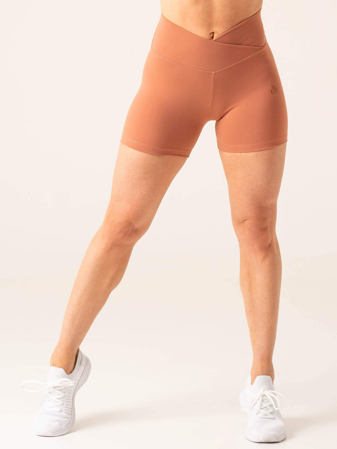 Momentum Cross Over Scrunch Shorts - Clay Clothing Ryderwear