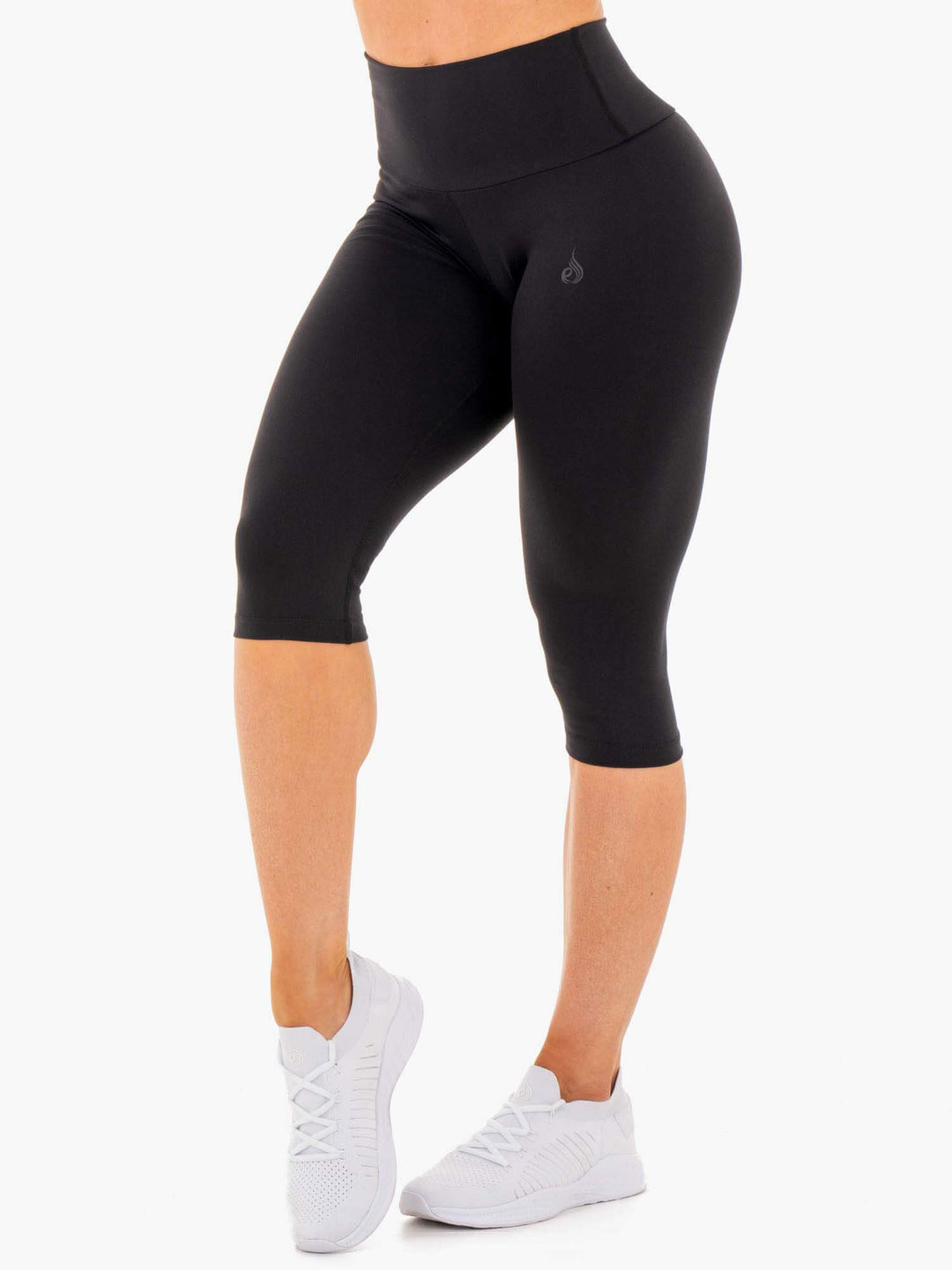 Xhilaration, Pants & Jumpsuits, 2 Pair Womens Xhilaration Capri Leggings  Xl Black Cotton Blend Workout