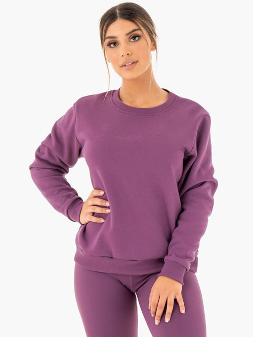 Motion Oversized Sweater Purple
