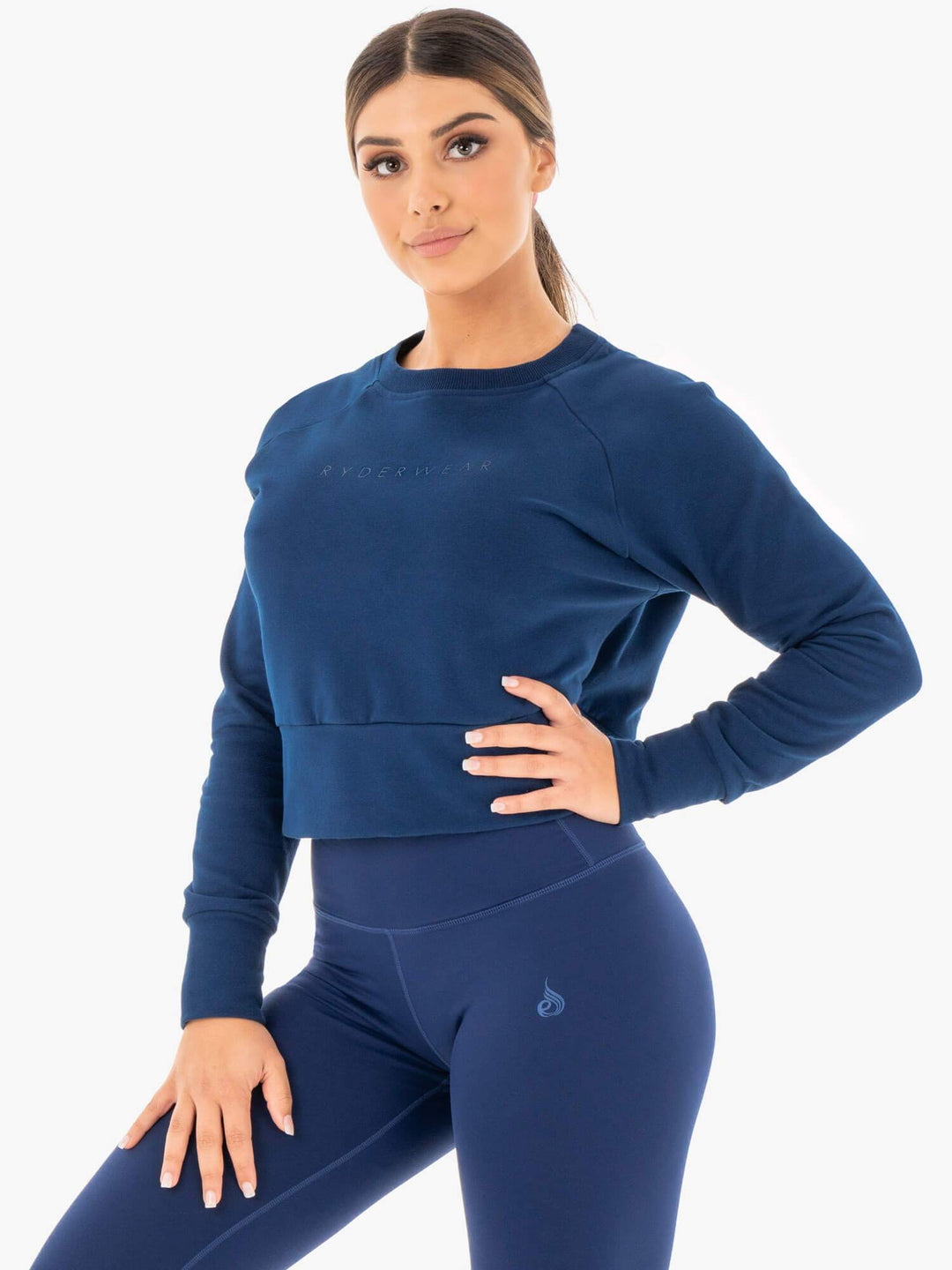 Motion Sweater - Navy Clothing Ryderwear 
