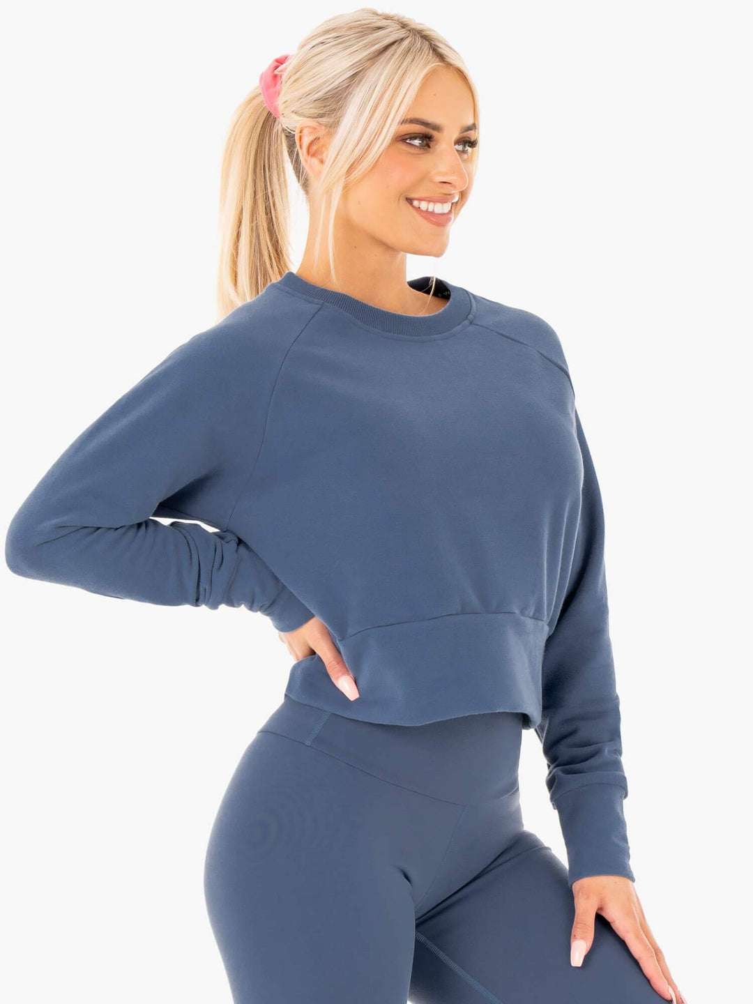 Motion Sweater - Steel Blue Clothing Ryderwear
