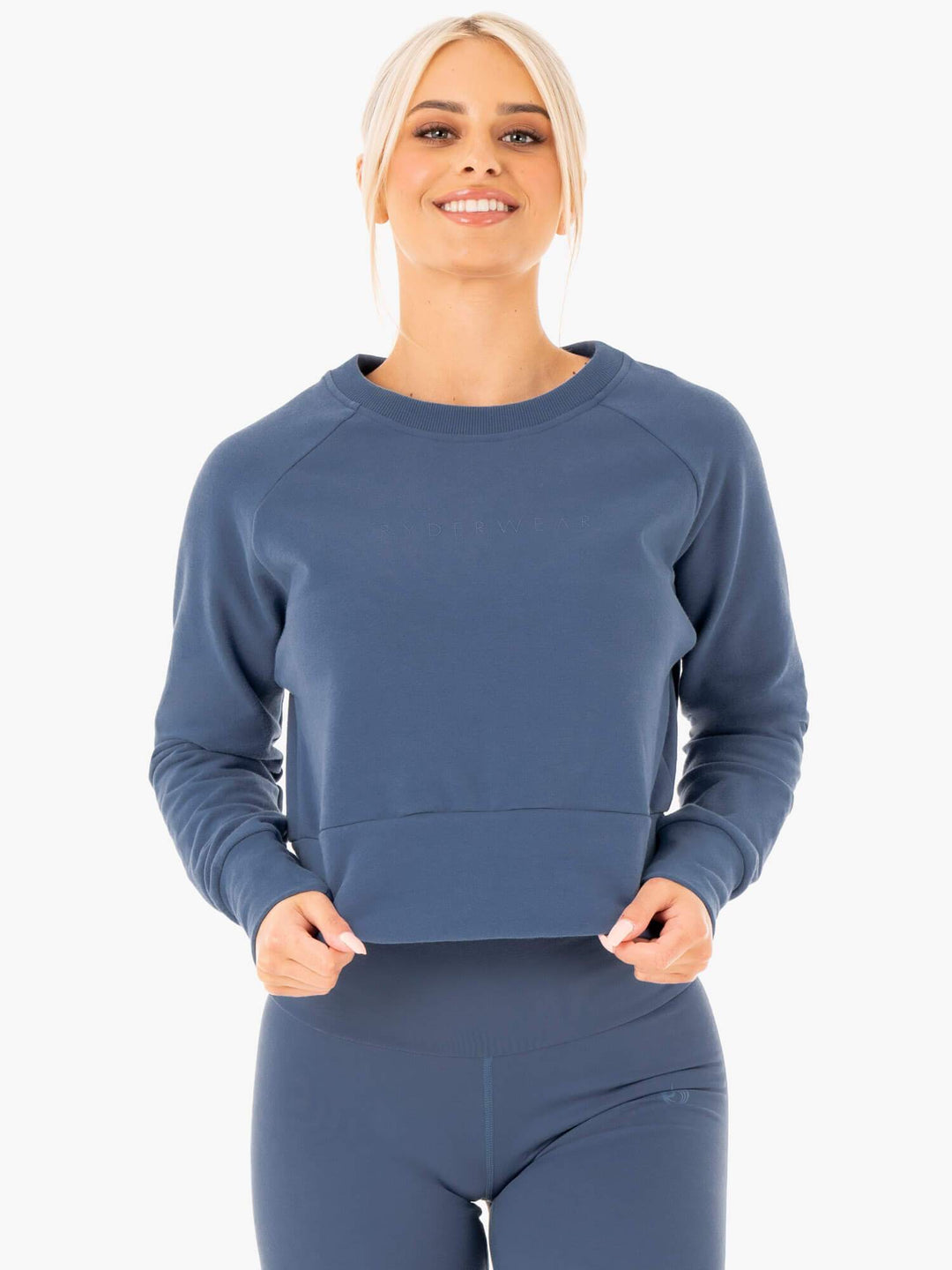 Motion Sweater - Steel Blue Clothing Ryderwear