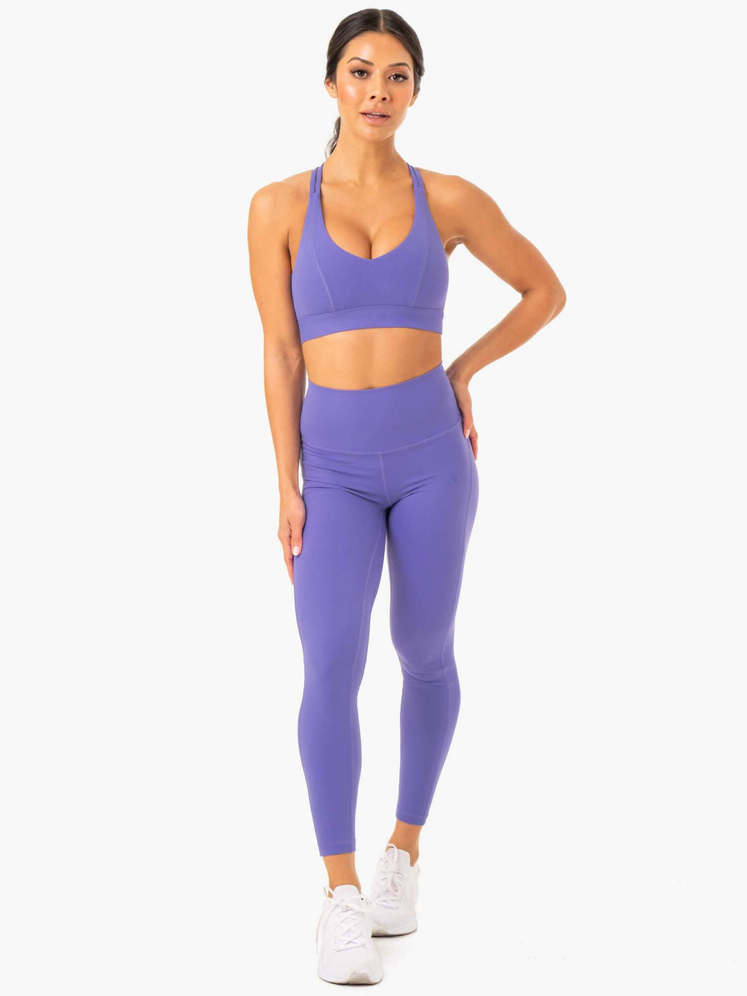 NKD Align Sports Bra - Purple Clothing Ryderwear 