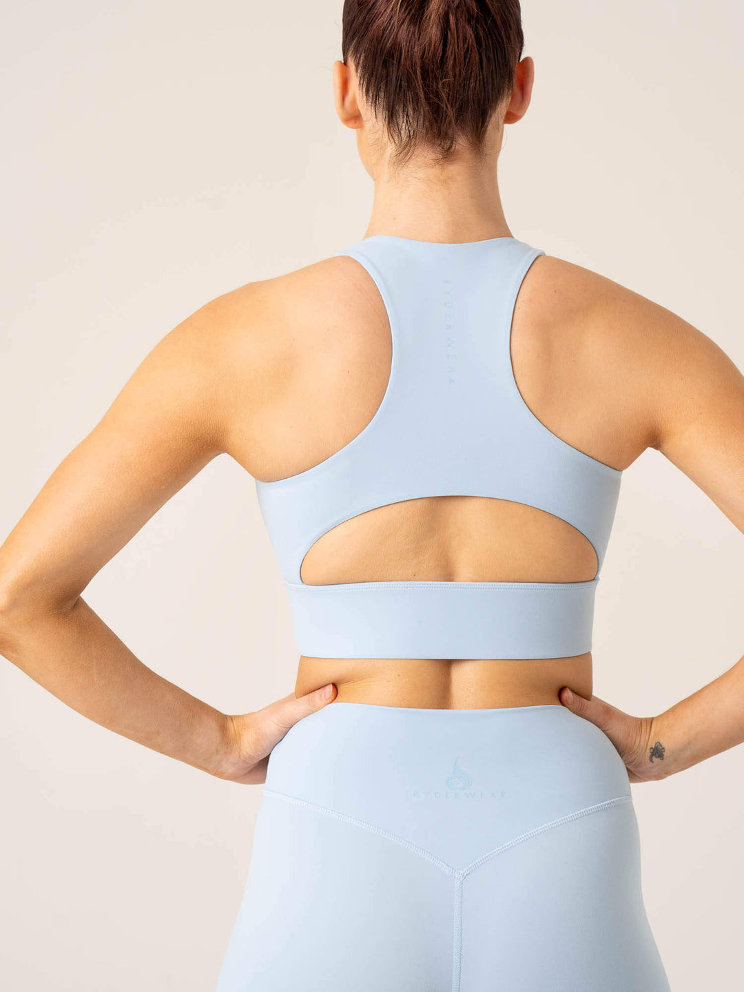 NKD Arch Sports Bra - Baby Blue Clothing Ryderwear