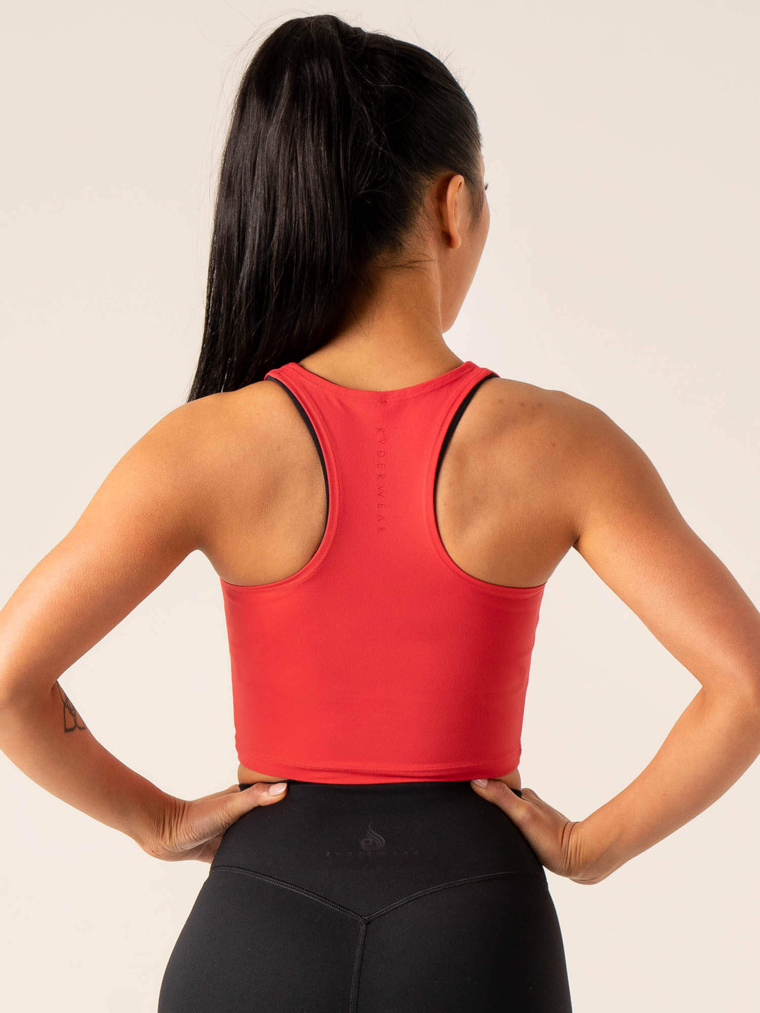 NKD Arch Tank - Red Clothing Ryderwear