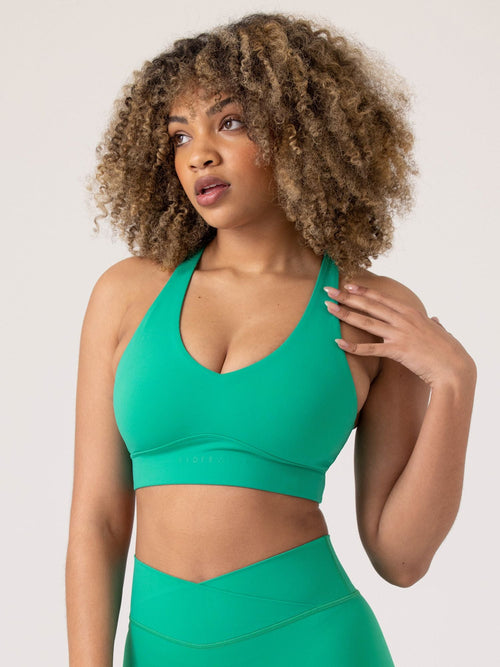 NKD Cross Over Sports Bra Green