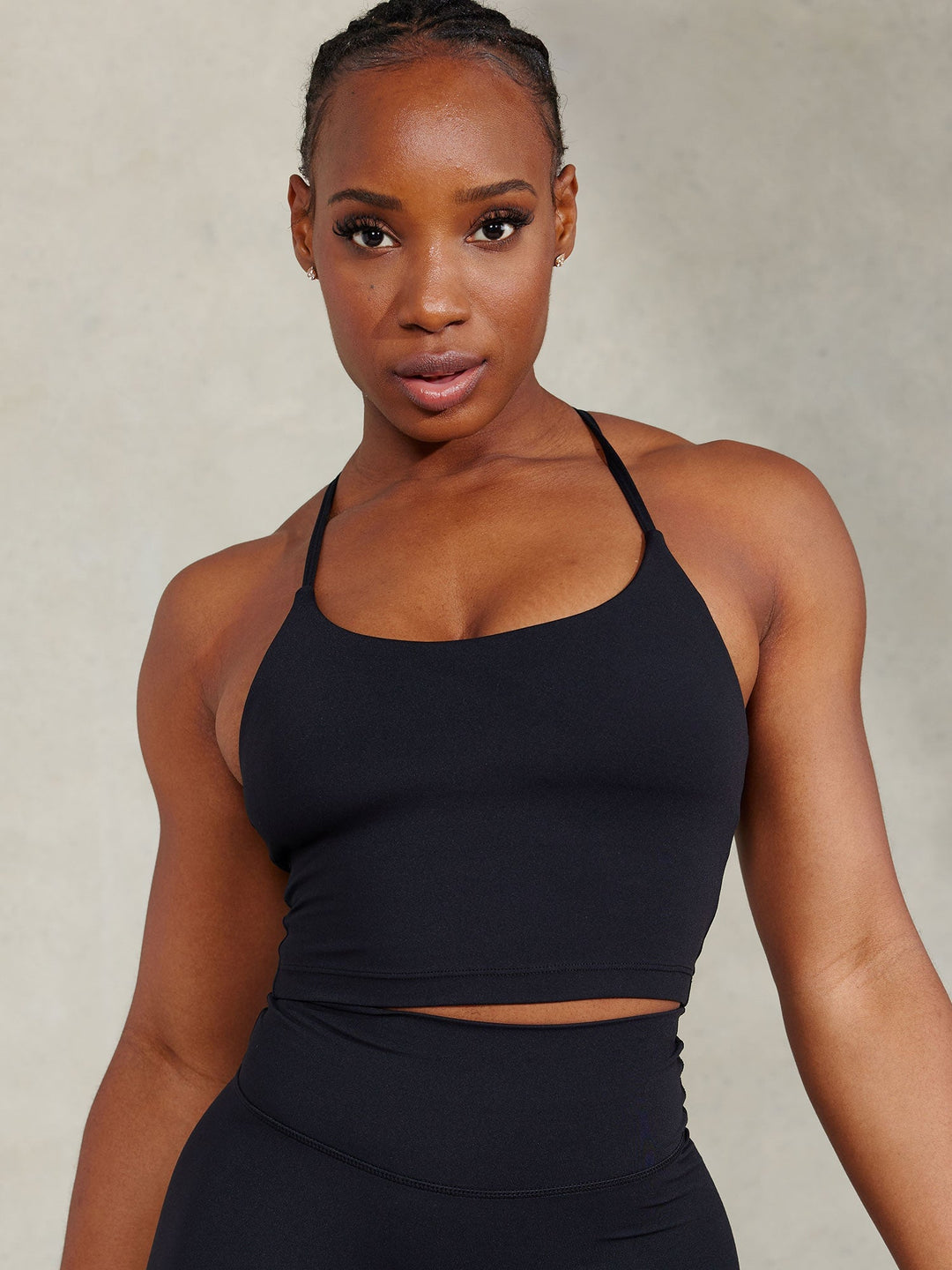 NKD Embody Tank Bra - Black Clothing Ryderwear 