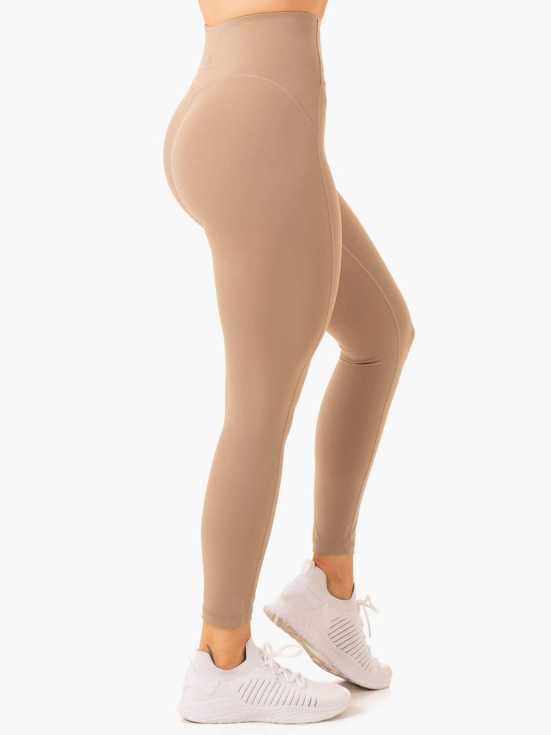 NKD Frame High Waisted Leggings - Latte Clothing Ryderwear