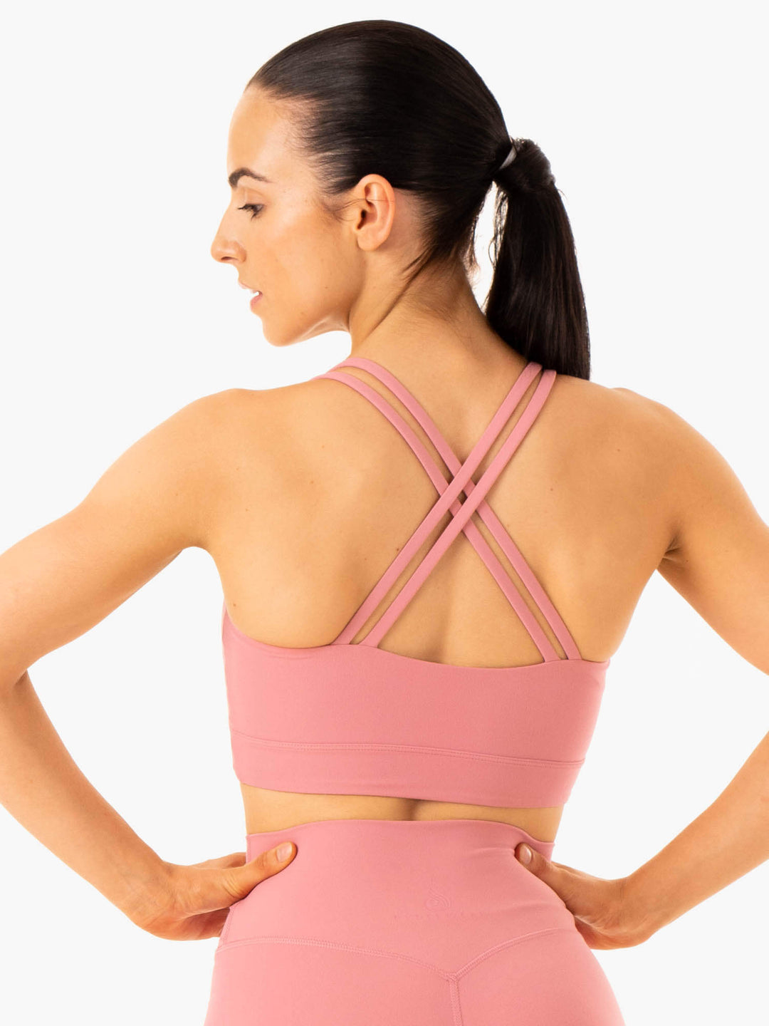 NKD Refine Sports Bra - Dusty Pink Clothing Ryderwear 