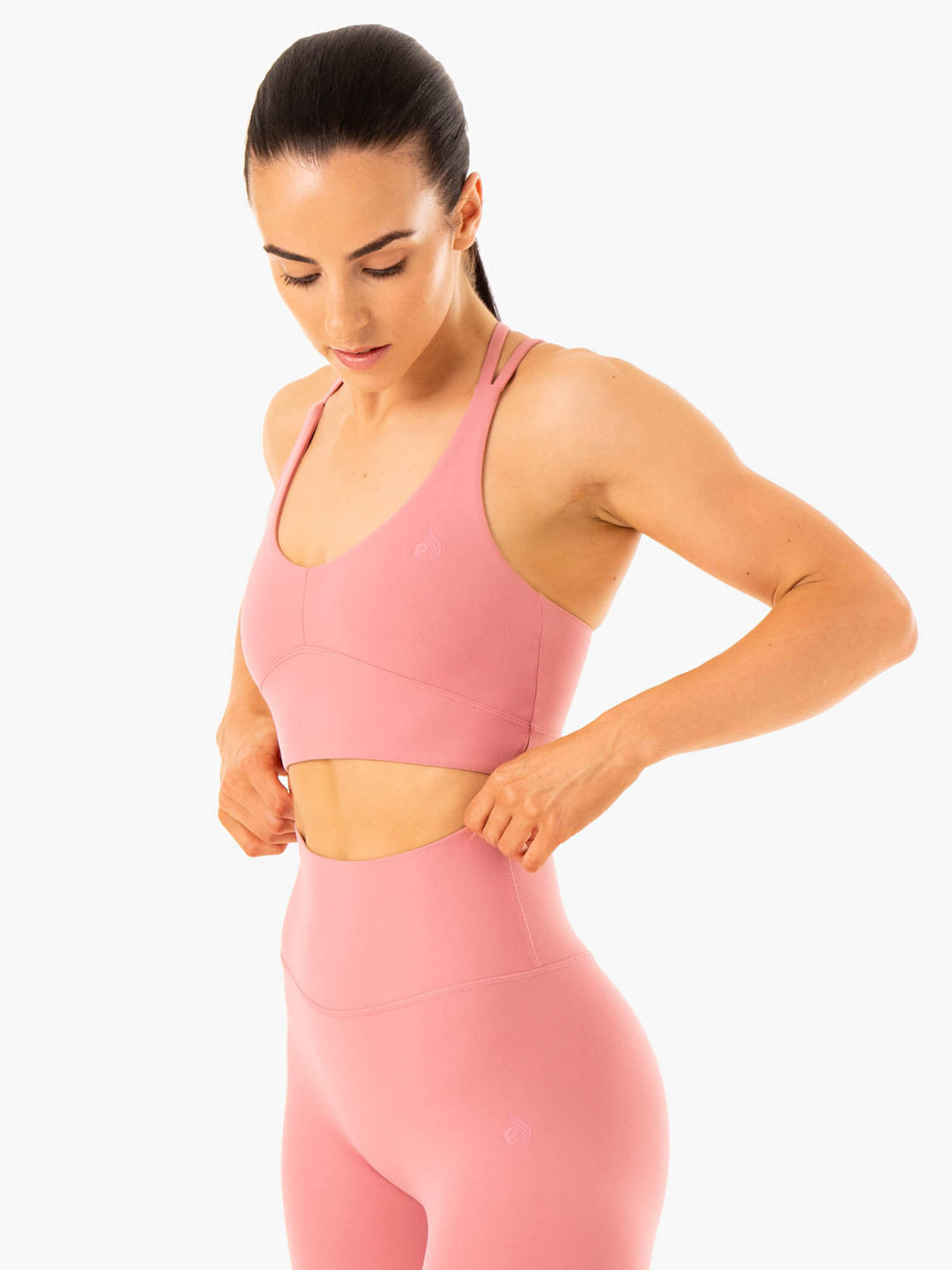 NKD Refine Sports Bra - Dusty Pink Clothing Ryderwear 