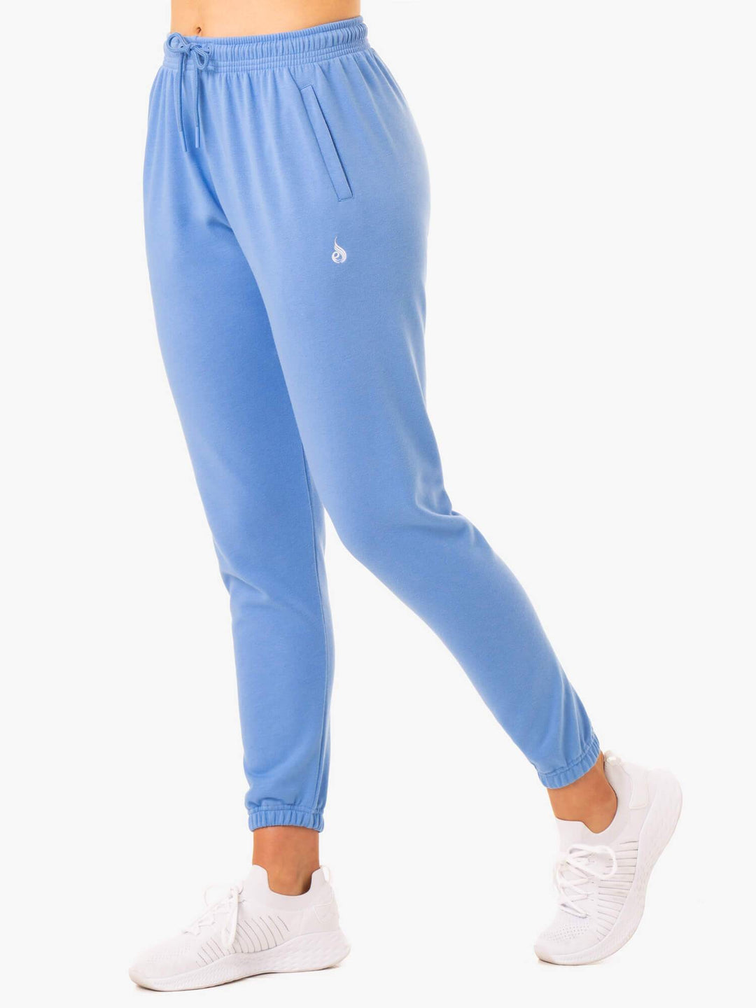 Off-Duty Fleece Track Pants - Sky Blue Clothing Ryderwear 