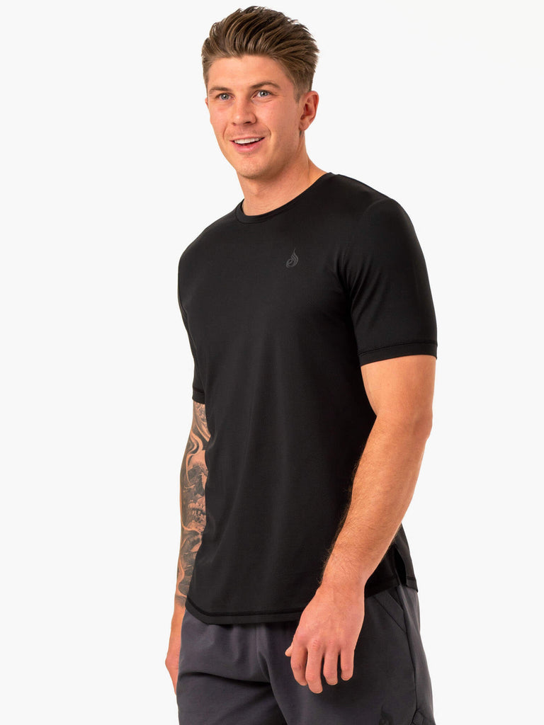 Optimal Mesh T-Shirt - Black - Ryderwear