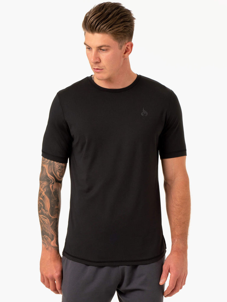 Optimal Mesh T-Shirt - Black - Ryderwear