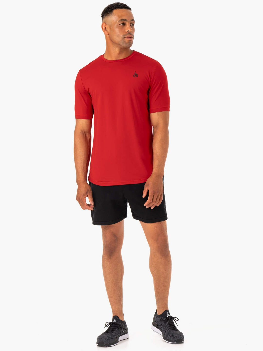 Optimal Mesh T-Shirt - Red Clothing Ryderwear 