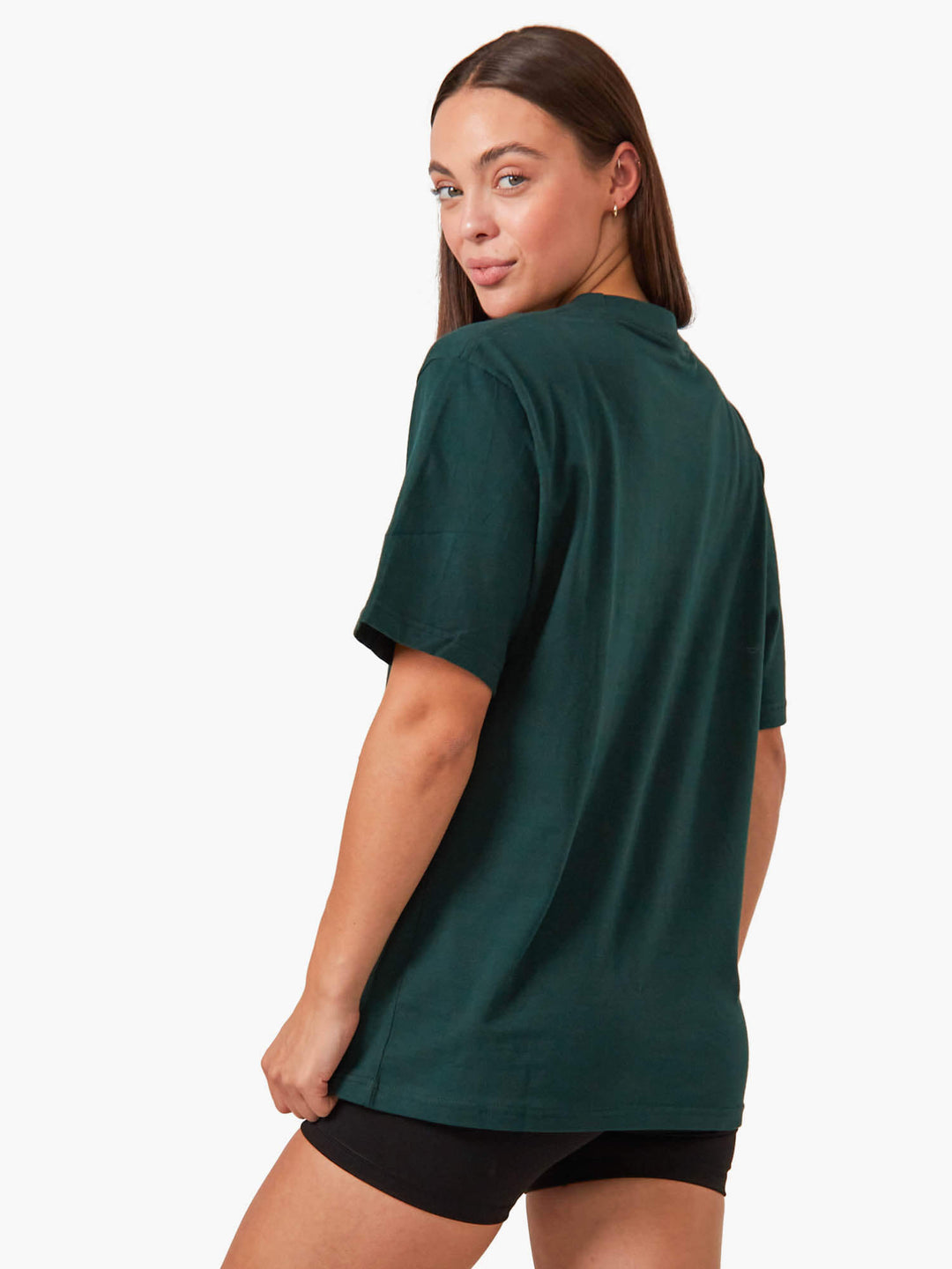 Oversized T-Shirt - Bottle Green Clothing Ryderwear 