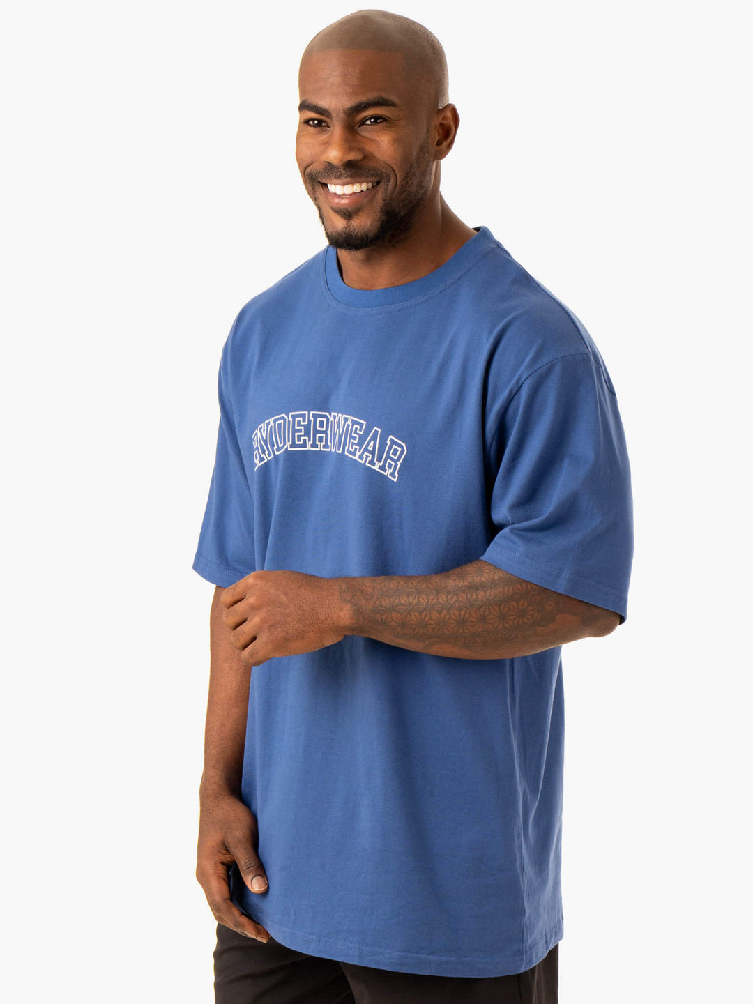 Oversized T-Shirt - Royal Blue Clothing Ryderwear 