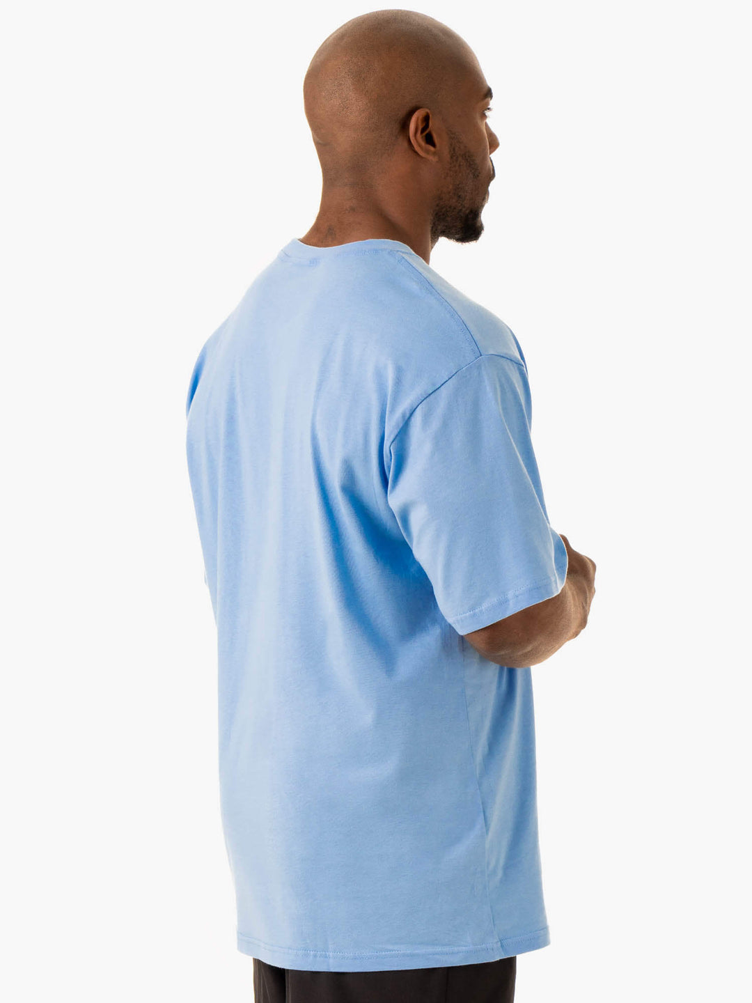 Oversized T-Shirt - Sky Blue Clothing Ryderwear 