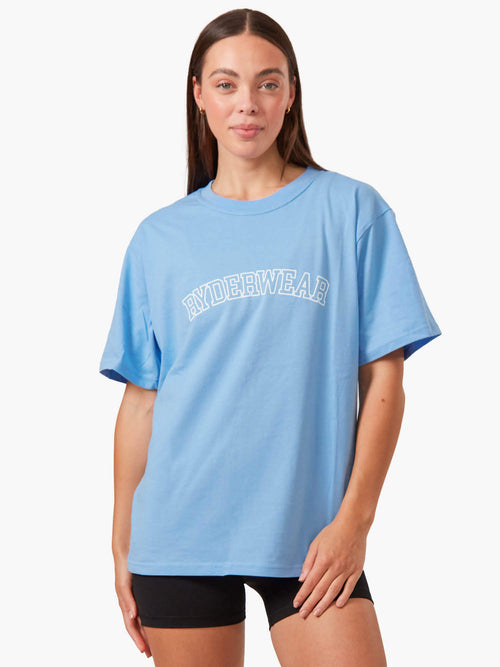 Oversized T-Shirt Sky Blue