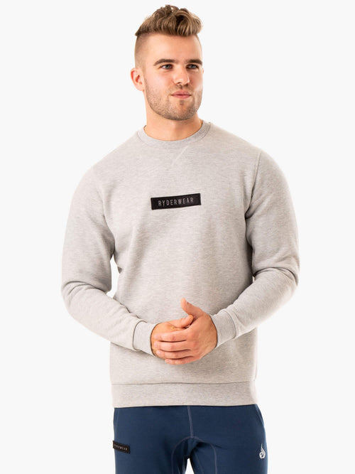 Recharge Pullover Grey Marl blue