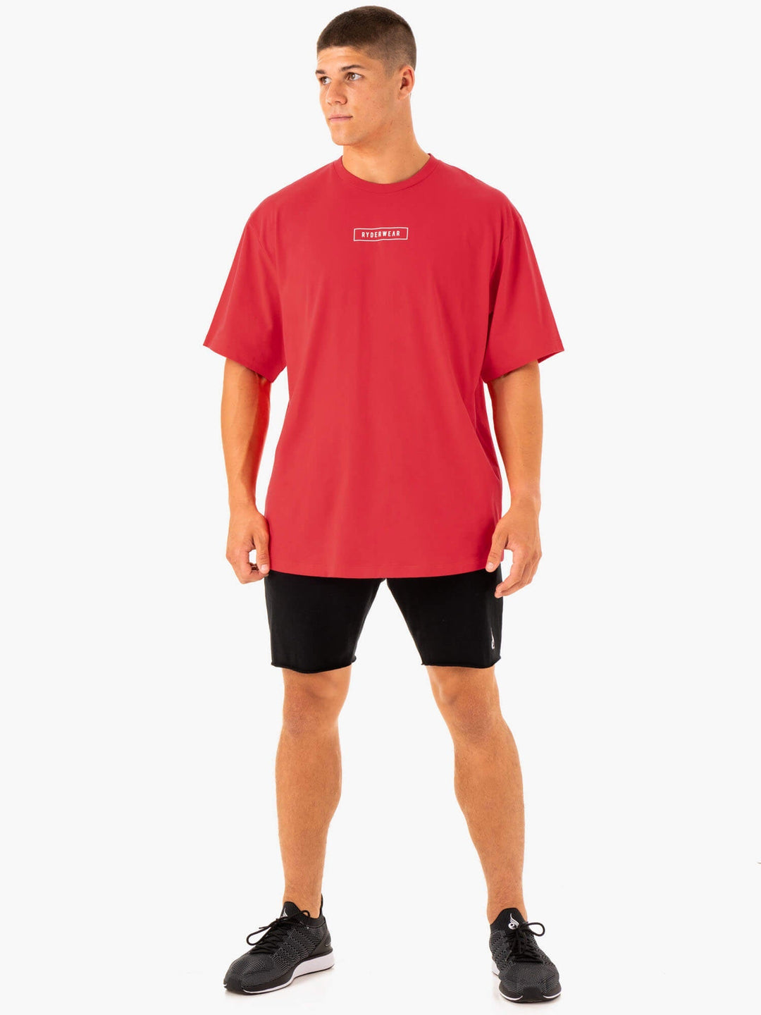 Recharge T-Shirt - Red Clothing Ryderwear 