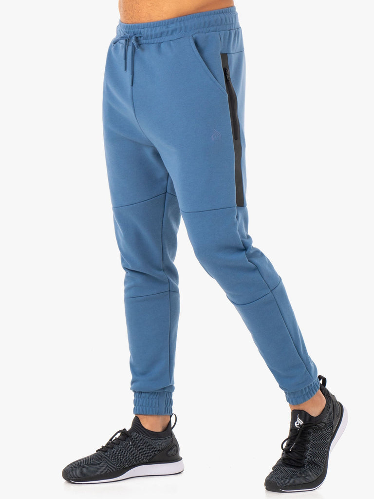 Restore Fleece Track Pant - Blue - Ryderwear