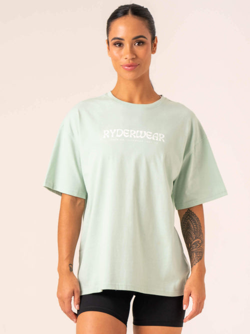 Retro Oversized T-Shirt Mint