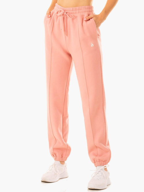 Revival High Waisted Track Pant Pink