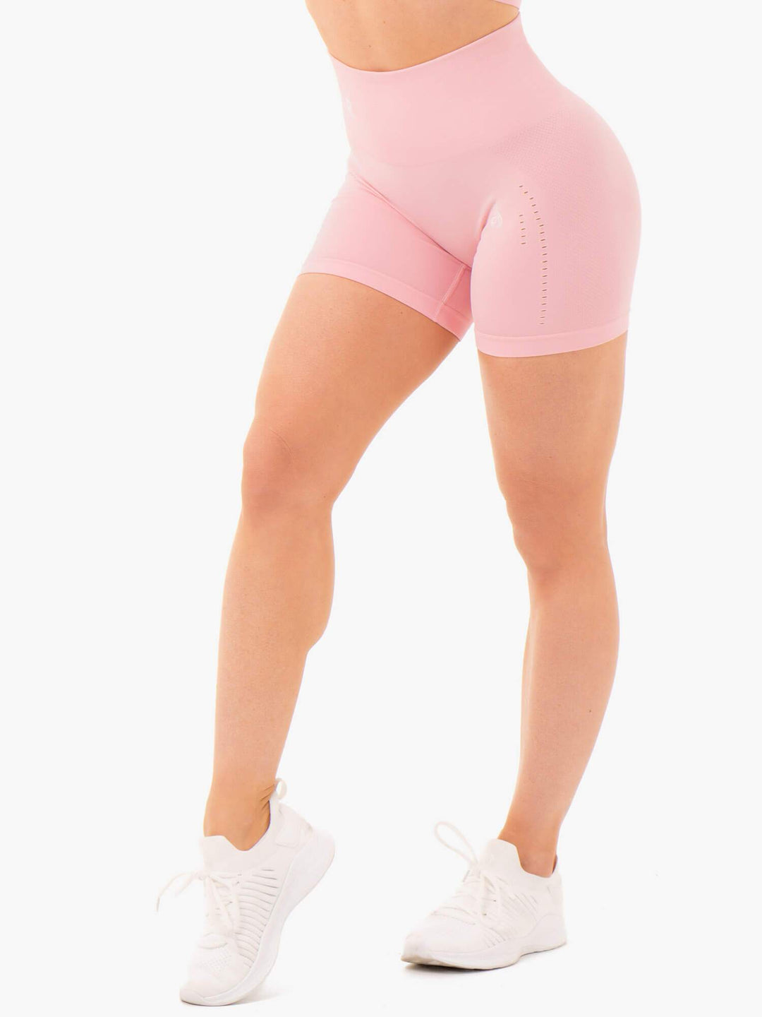 Seamless Staples Shorts - Baby Pink Marl Clothing Ryderwear