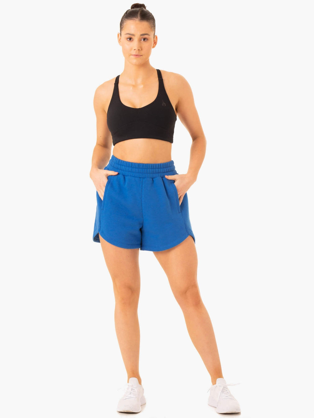 Sideline Track Shorts - Cobalt Blue Clothing Ryderwear 