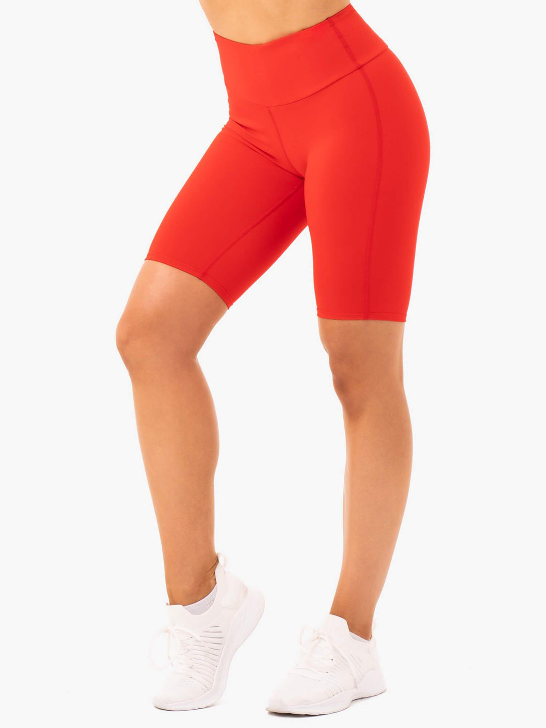 Staples Bike Shorts - Red Clothing Ryderwear