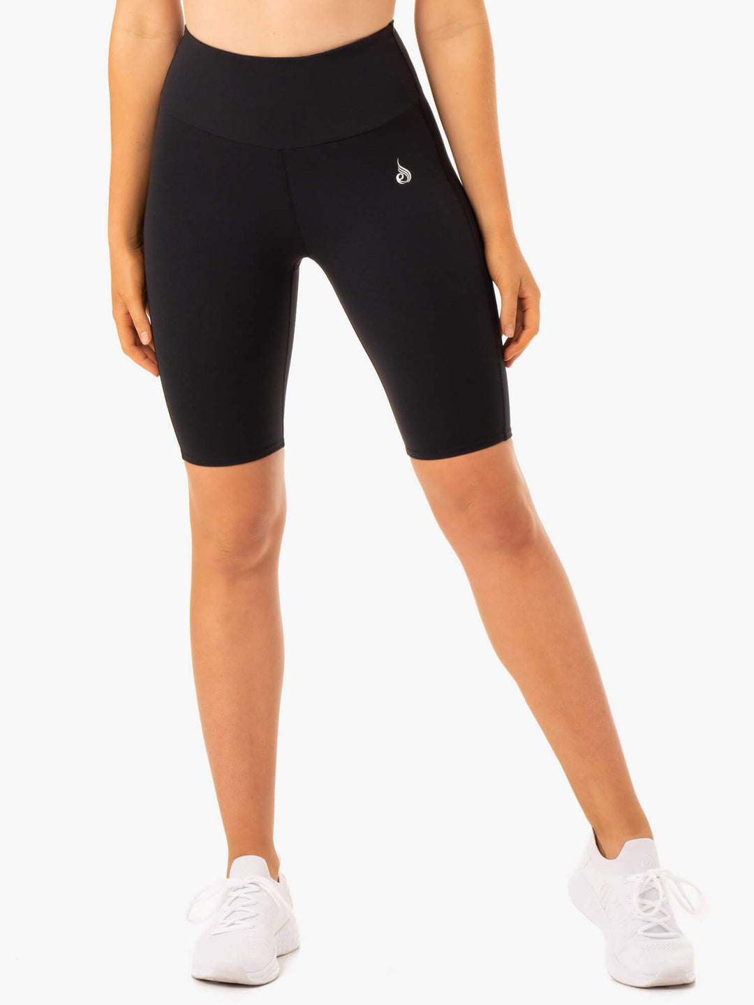 Staples Scrunch Bum Bike Shorts - Black Clothing Ryderwear