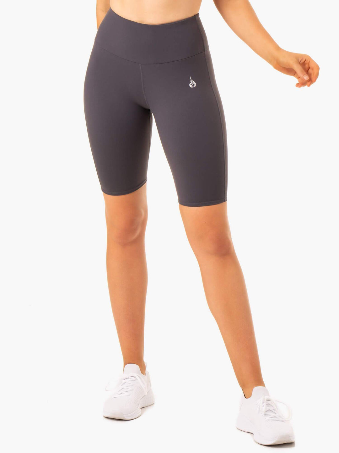 Staples Scrunch Bum Bike Shorts - Charcoal Clothing Ryderwear 