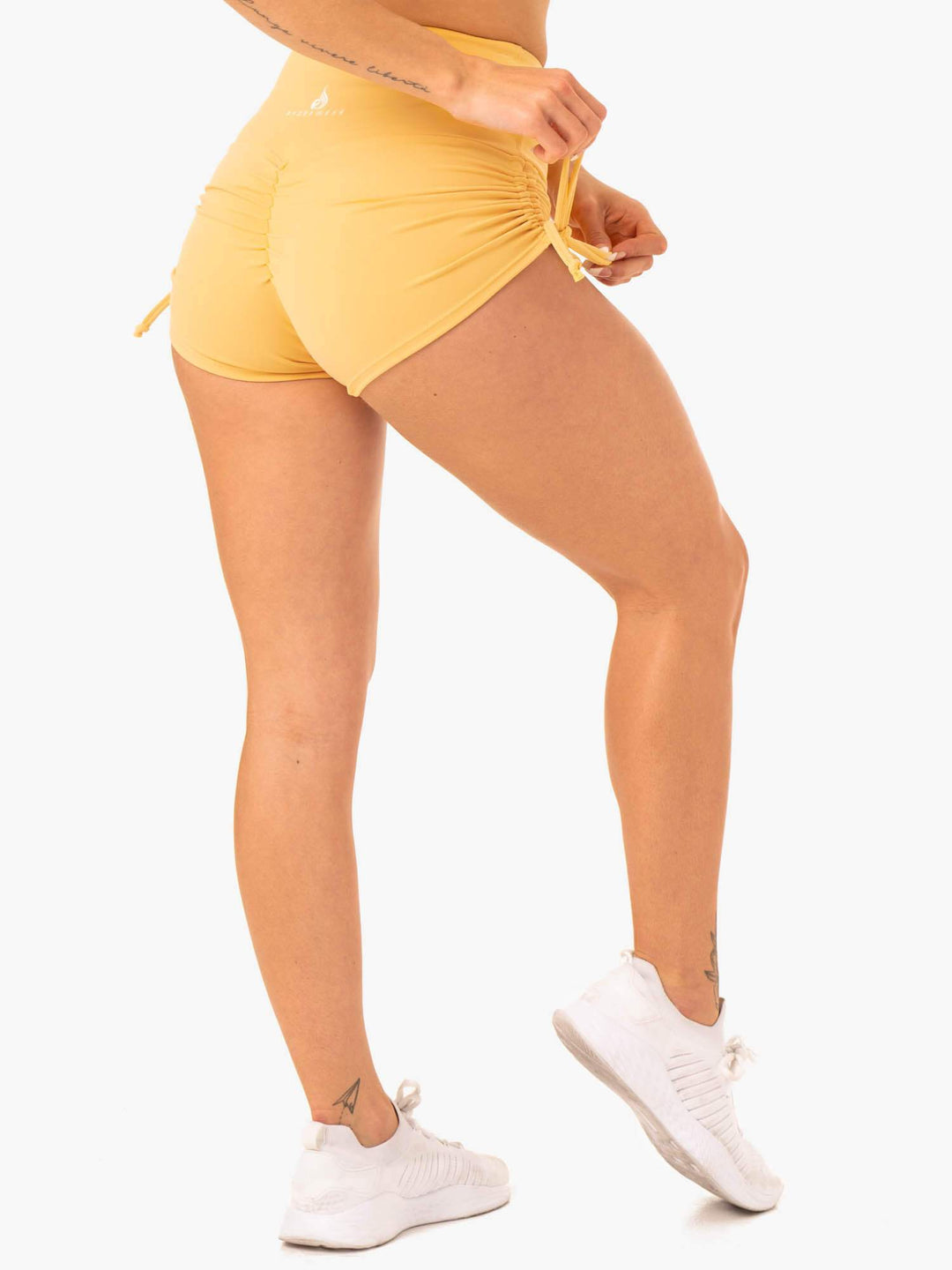 Staples Scrunch Bum Tie Up Shorts - Mango Clothing Ryderwear 