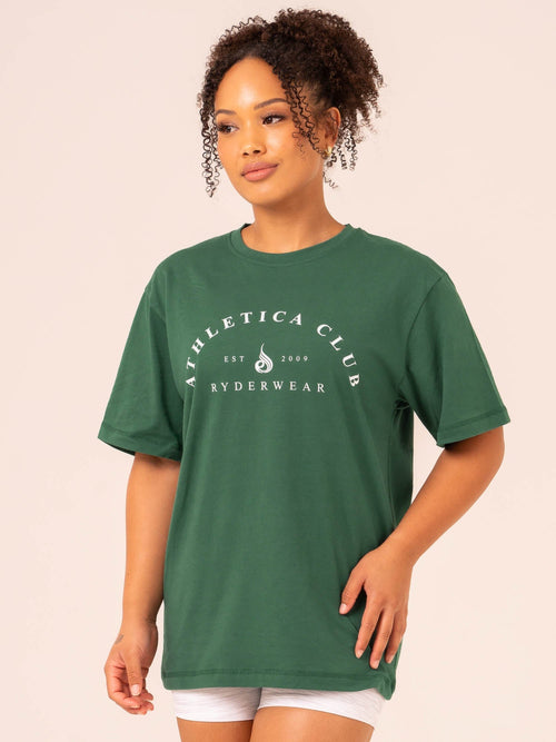Tempo Oversized T-Shirt College Green