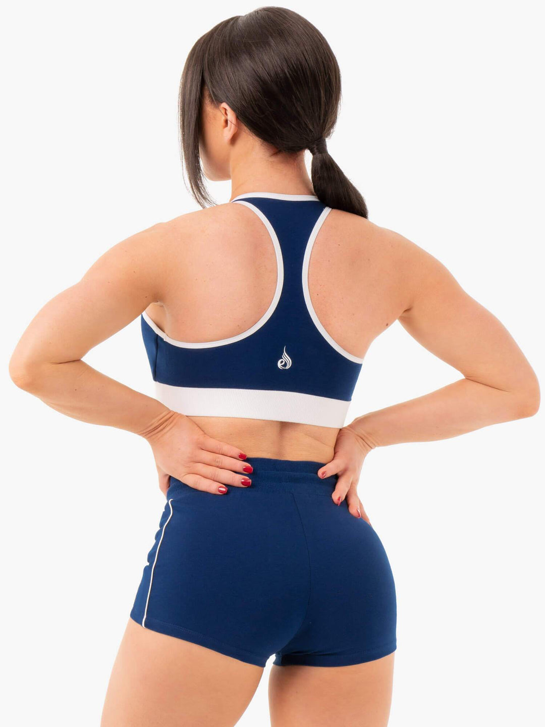 Track Sports Bra - Navy Clothing Ryderwear 